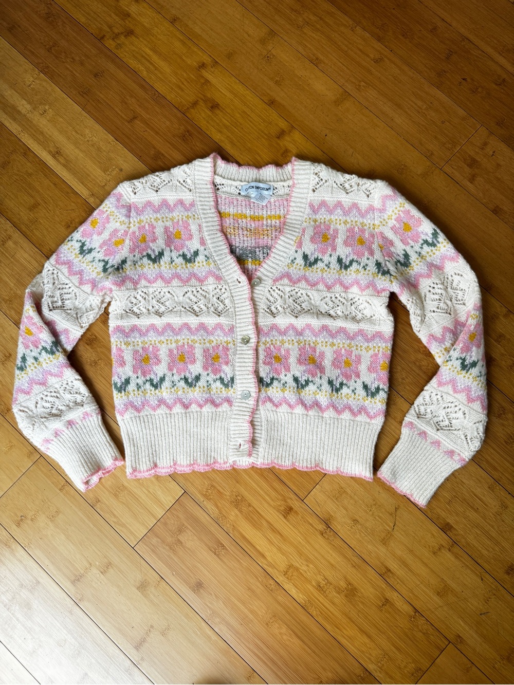COTTON EMPORIUM cottagecore grandma cardigan